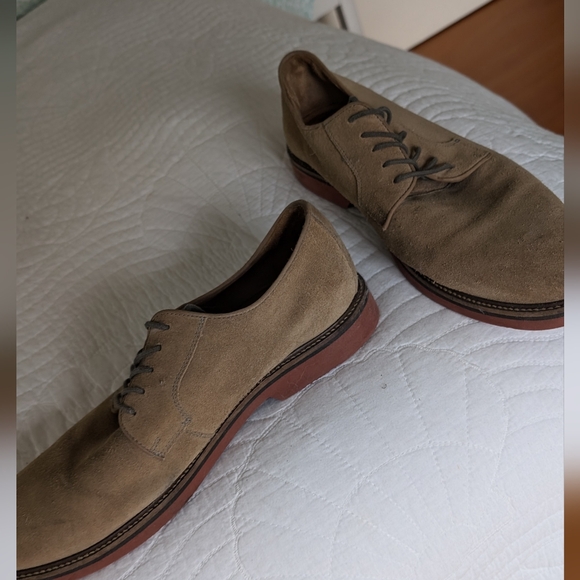 1901 tan nubuck shoes, size mens 12 - Picture 6 of 7